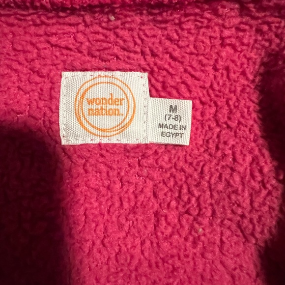WonderNation Zip-Up Jacket Girl’s M(7/8) - Picture 3 of 3